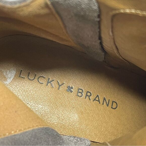 Lucky Brand Petre Suede Booties Size 7.5 - Picture 9 of 10